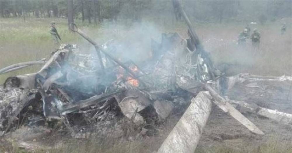 Семь человек погибли при крушении военного вертолёта в Мексике