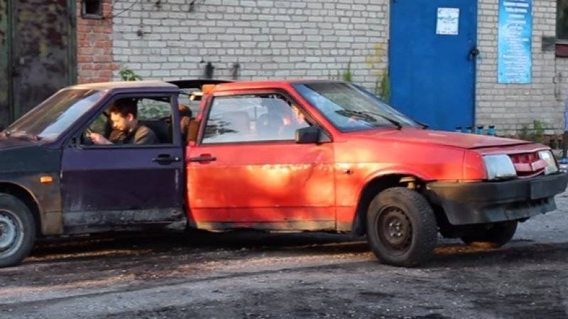 Умельцы из Новосибирска превратили три автомобиля в «русский спиннер»