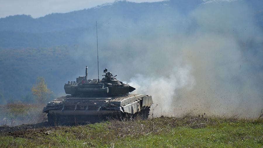 Военнослужащие ЗВО отрабатывают танковые атаки в Ленобласти