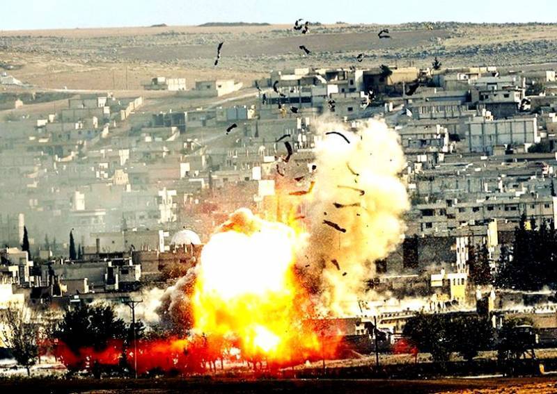 Американский TOW сжег заживо целую толпу сирийских солдат