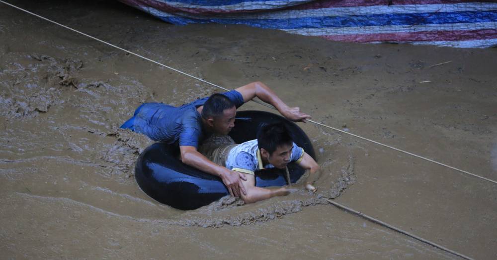 Жертвами проливных дождей в Китае стали 10 человек