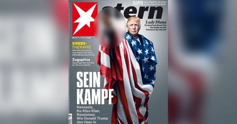 Немецкий журнал поместил зигующего Трампа на обложку