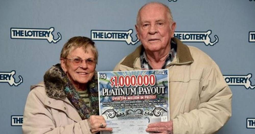 В США муж с женой выиграли в лотерею по миллиону долларов каждый