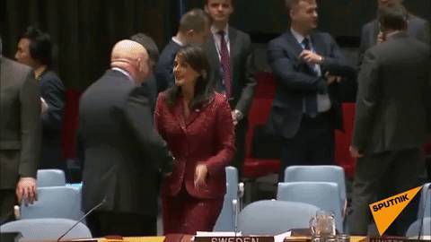 Постпред России при ООН приготовил Хейли "секретный подарок"