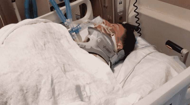 Иммигрант Юрий Арендаш впал на 2 недели в кому, отлетев от мотоцикла на 5 метров