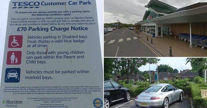 Tesco обещает наказывать людей, неправильно паркующих машины, на £70
