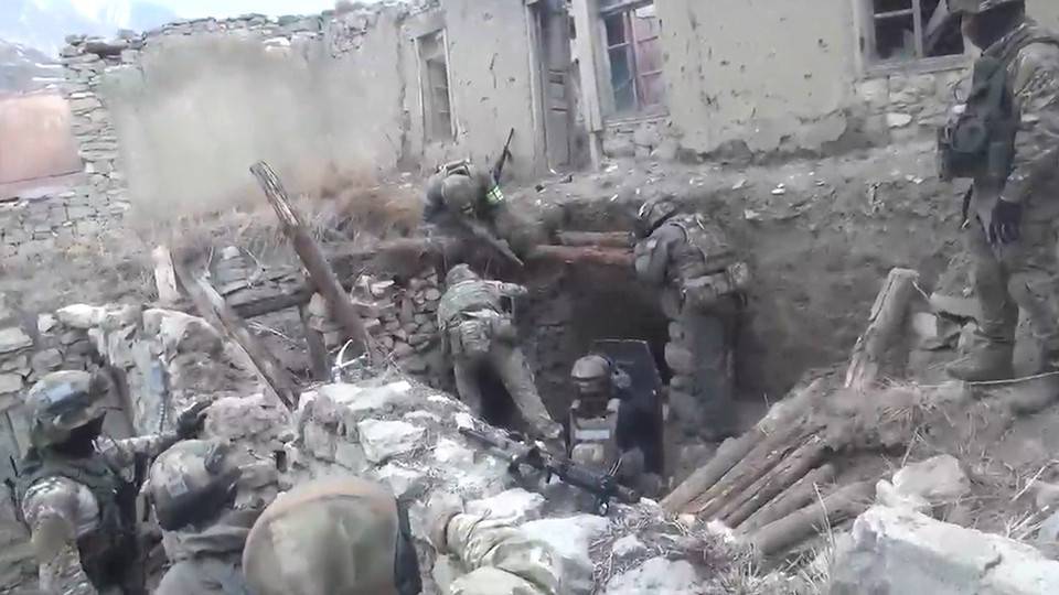 НАК опубликовал видео ликвидации боевика ИГИЛ в Дагестане