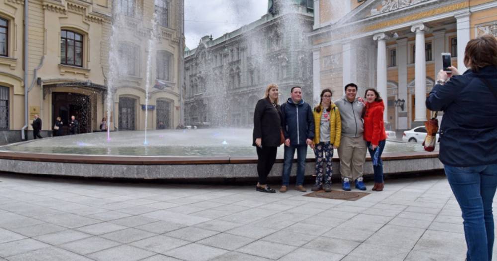 В Москве запустили пять новых фонтанов