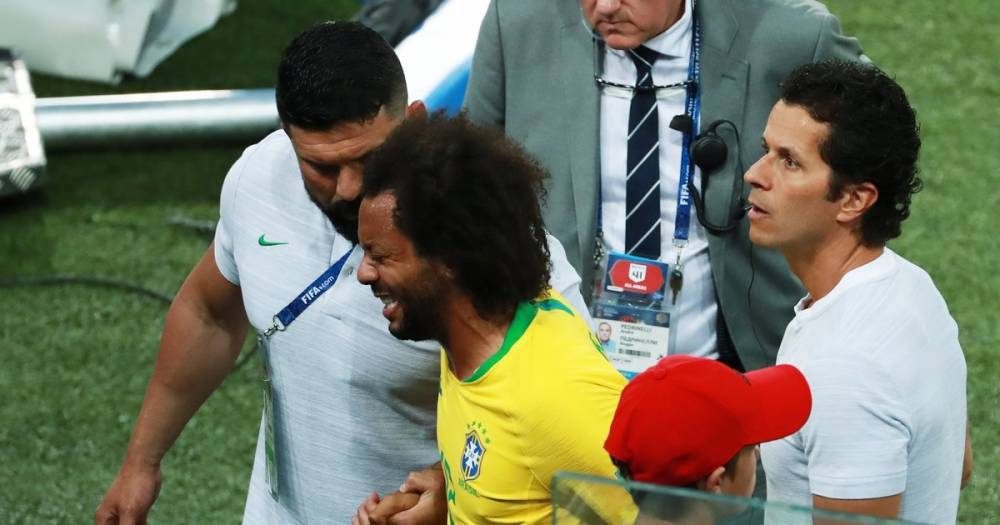 Травма несерьезная. Защитник сборной Бразилии Марсело может сыграть в плей-офф