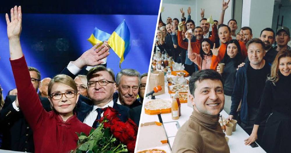 Тимошенко и Зеленский вновь лидируют в президентском рейтинге на Украине