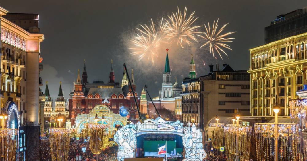 Более 10 миллионов человек посетили новогодние гулянья в Москве