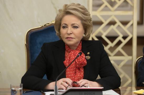 Матвиенко примет участие в заседании межпарламентской комиссии России и Узбекистана