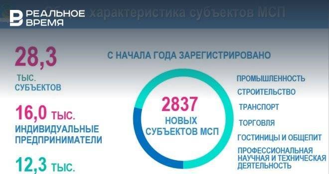 Оборот малых и средних предприятий Набережных Челнов за первое полугодие 2019 года составил 95 млрд рублей