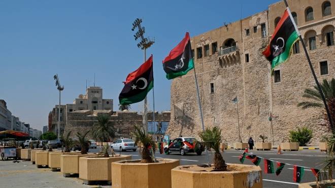 Байкеры ходили по улицам Триполи и протестовали против ситуации в Ливии