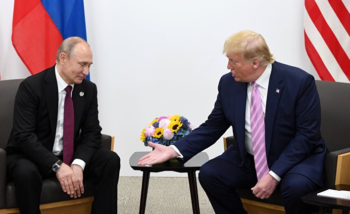 Bloomberg (США): в Кремле говорят, что для публикации стенограммы разговора Трампа с Путиным нужно согласие обеих сторон
