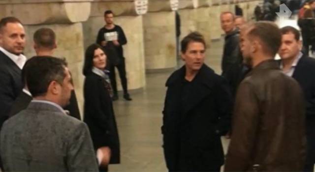 Том Круз шокировал пассажиров киевского метро