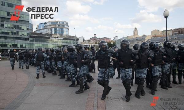 Полиция выдвинула иски к организаторам несогласованных митингов в Москве