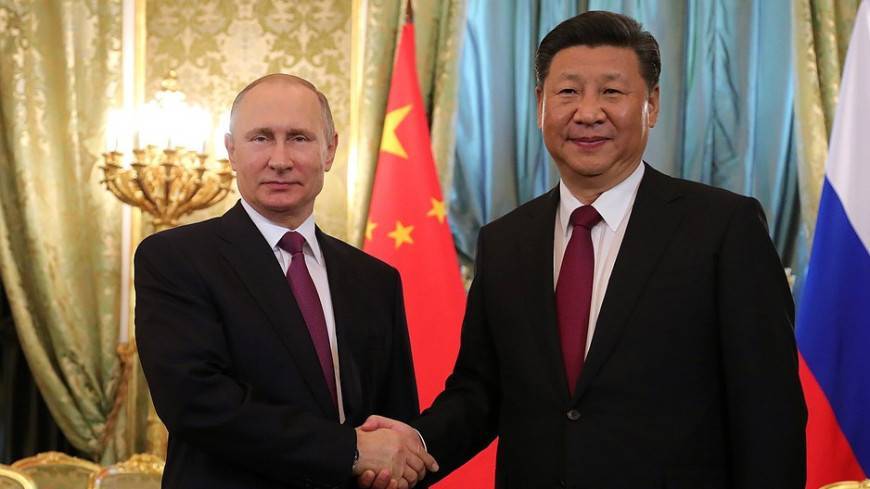 Путин поздравил Си Цзиньпина с 70-летием образования КНР