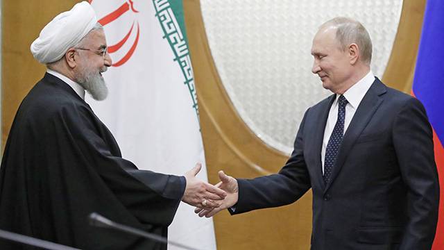 Путин и Роухани обсудил план Ирана по безопасности в Персидском заливе