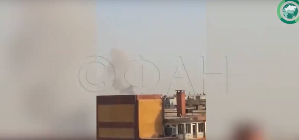 Появилось видео обстрела сирийского города Рас-аль-Айн турецкими ВВС