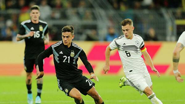 Сборная Аргентины ушла от поражения в товарищеском матче с Германией