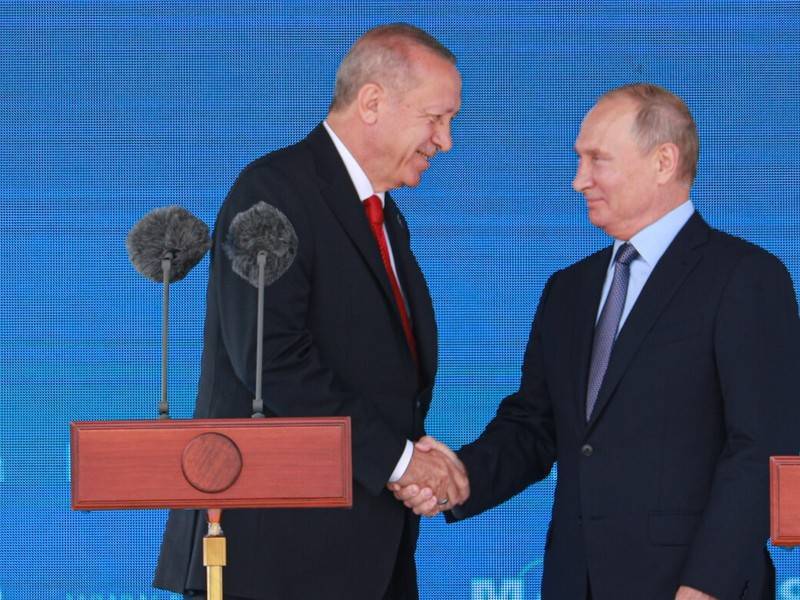 Эрдоган и Путин обсудили военную операцию Турции в Сирии