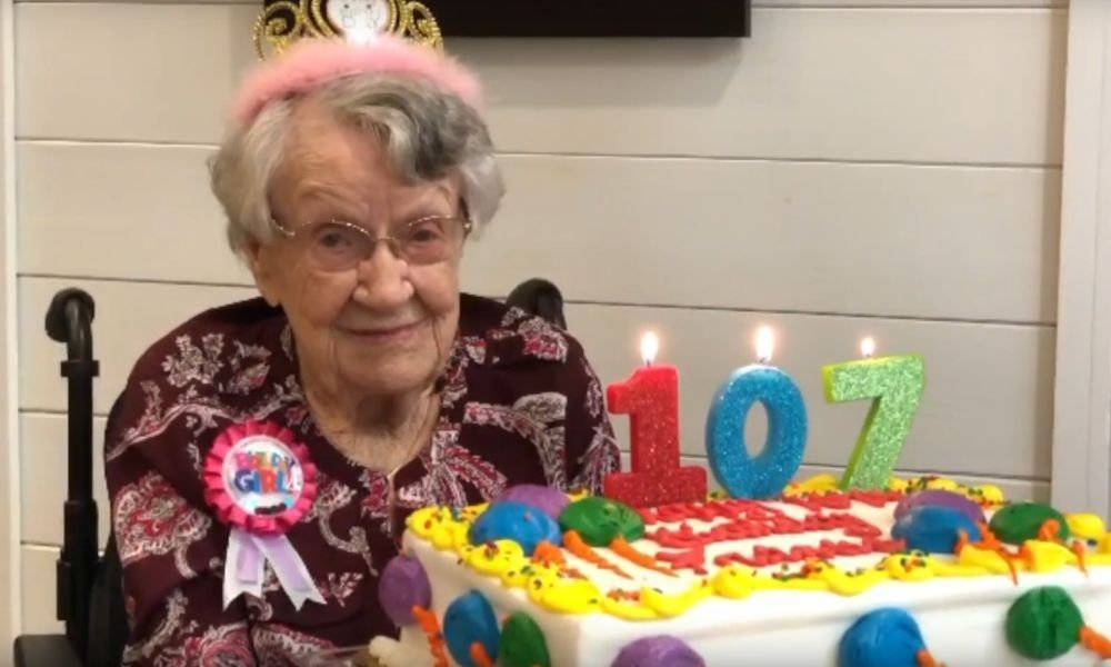 107-летняя женщина объяснила, в чем секрет ее долгожительства