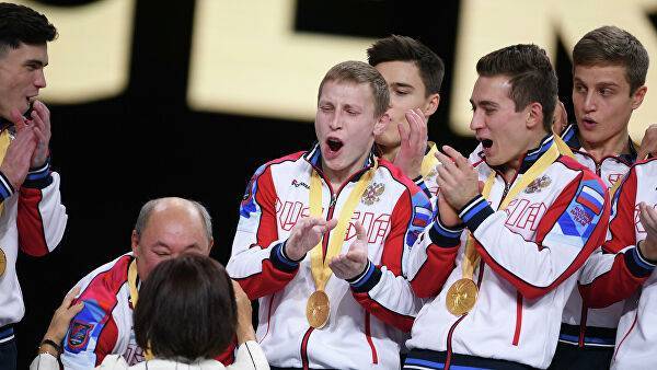 Российские гимнасты впервые в истории выиграли золото чемпионата мира