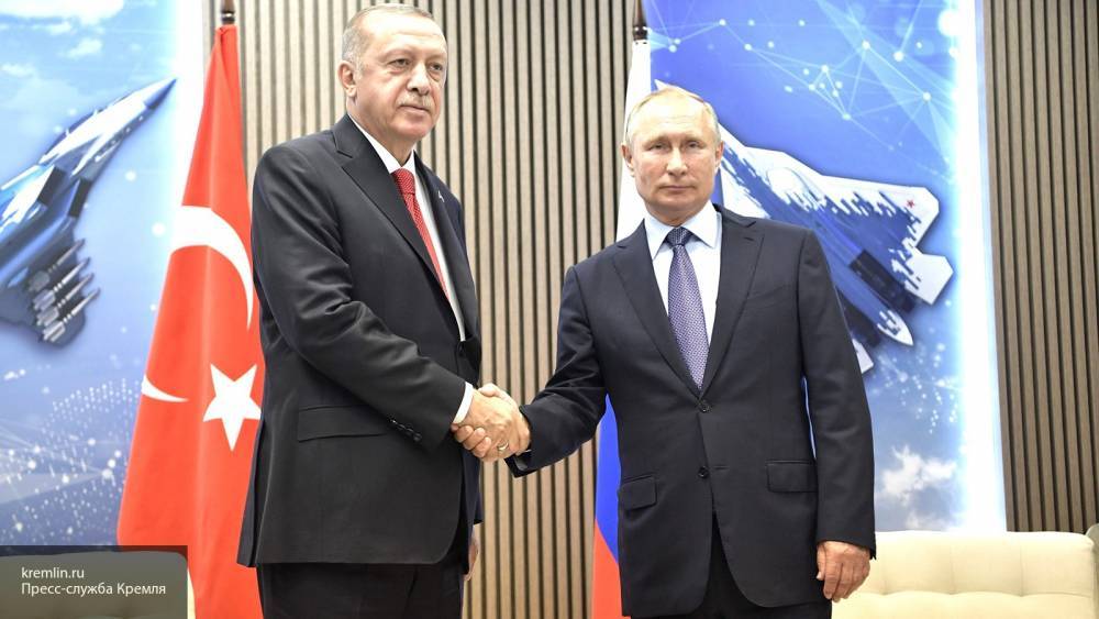Путин и Эрдоган отметили важность обеспечения единства и территориальной целостности Сирии