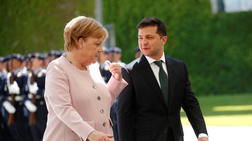 Меркель и Зеленский оценили возможность нормандской встречи
