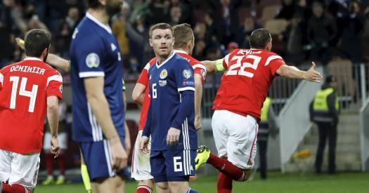 Сборная России разгромила Шотландию, одержав шестую победу подряд