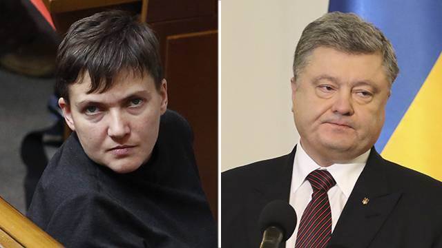 Савченко заявила, что Порошенко "проиграл" Украину четыре года назад
