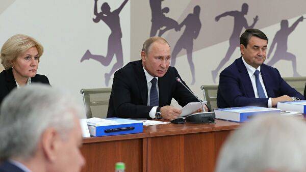 Путин обещал Виннер решить вопрос специальности «Тренер-преподаватель»