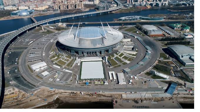 Стадион "Газпром Арена" вошел в топ-5 самых больших в странах СНГ