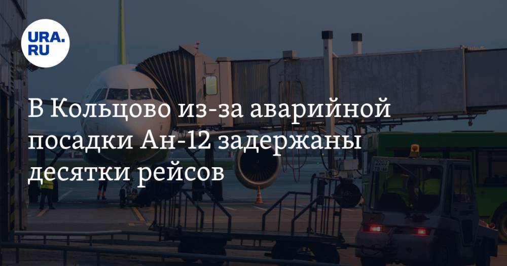 В Кольцово из-за аварийной посадки Ан-12 задержаны десятки рейсов