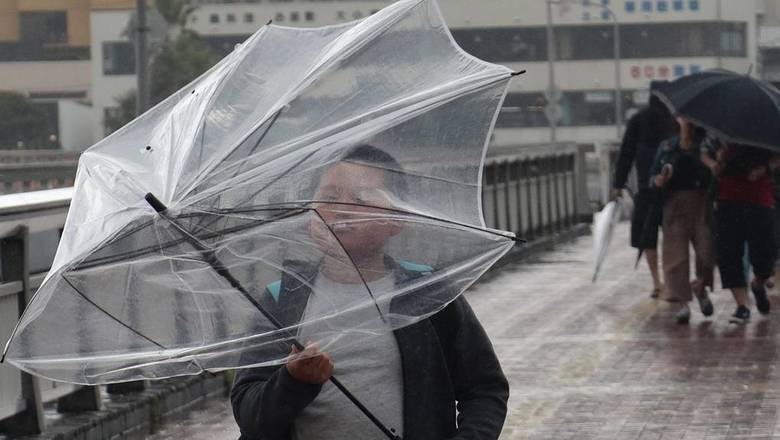 К Японии приближается смертоносный тайфун "Хагибис"