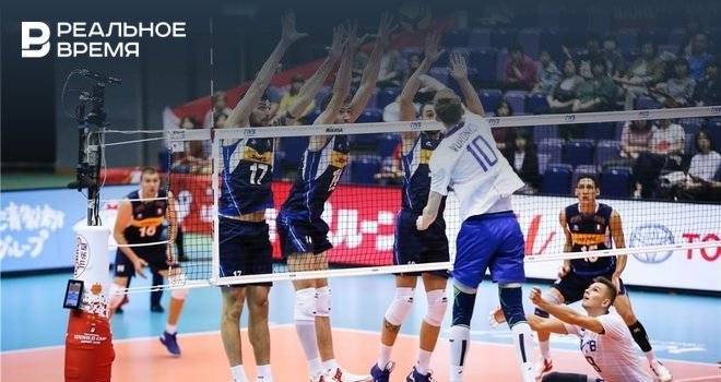 Российские волейболисты в четырех сетах одолели сборную Италии