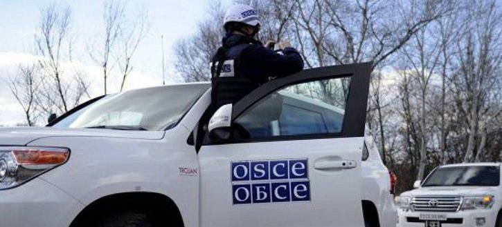 ВСУ обстреляли беспилотник ОБСЕ в районе разведения войск