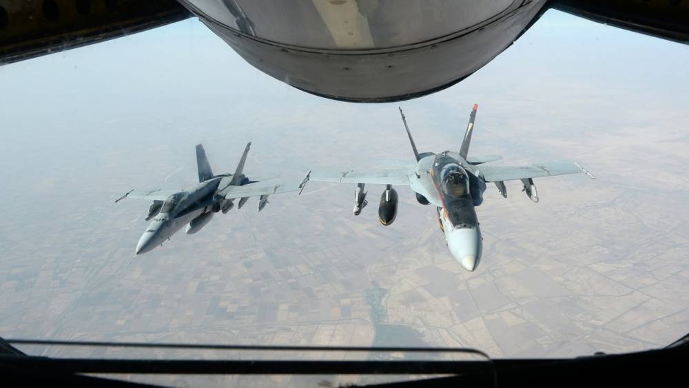 ВВС США в Сирии подняты в воздух после обстрела американской базы авиацией Турции