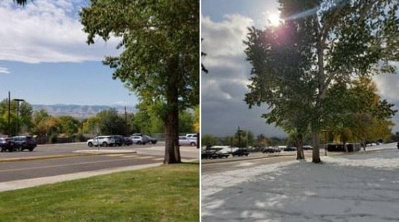 В Колорадо за 24 часа температура воздуха упала с +25 ºC до - 6 ºC, превратив лето в зиму (фото)