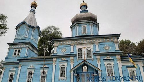 У храма УПЦ в Луке-Мелешковской «Громадское» с ПЦУ устроили провокацию