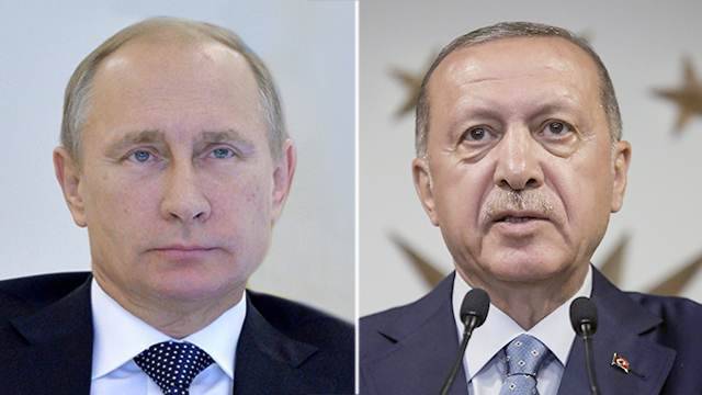 Песков: Кремль не комментирует детали разговора Путина и Эрдогана