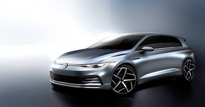 Volkswagen рассекретил внешность и интерьер нового Golf