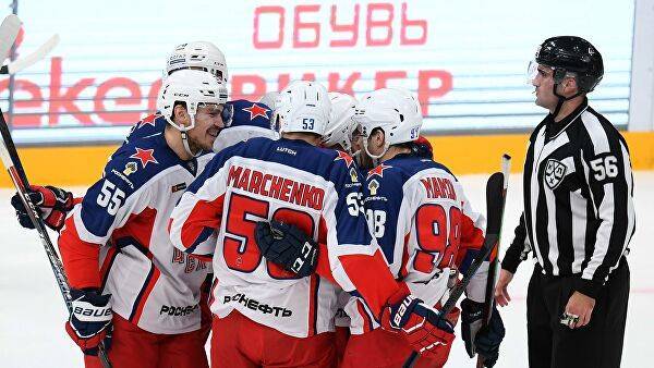 Хоккеисты ЦСКА прервали победную серию «Ак Барса» из шести матчей в КХЛ