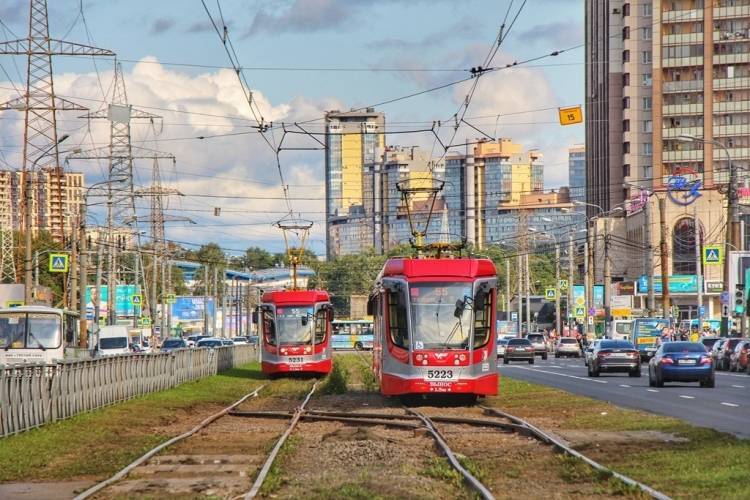 Новая трамвайная линия свяжет Купчино и Славянку в Петербурге