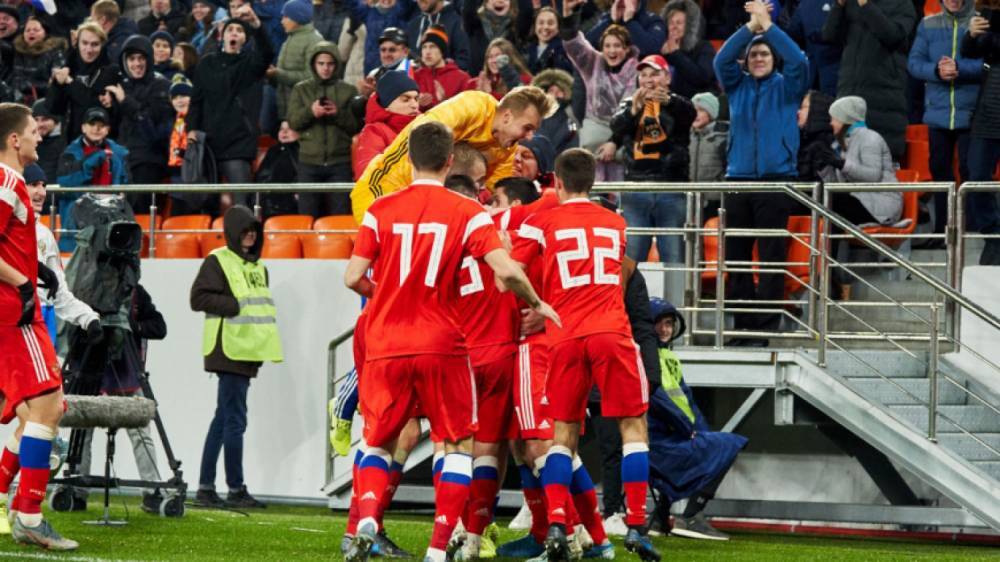 Молодежная сборная России по футболу  сыграла вничью с поляками