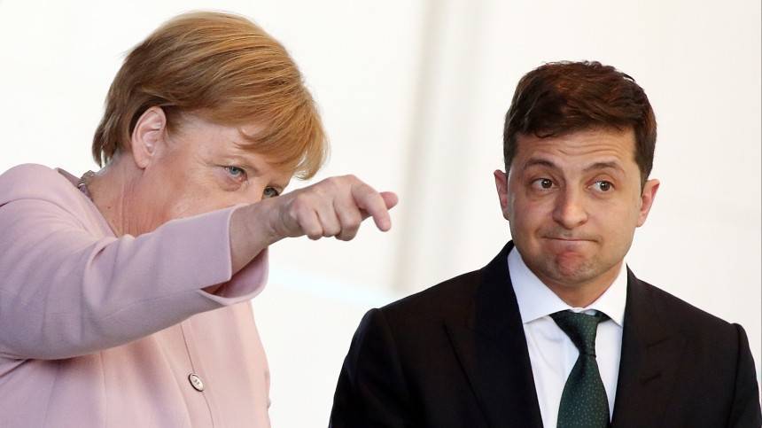 Меркель и Зеленский оценили возможность встречи в «нормандском формате»