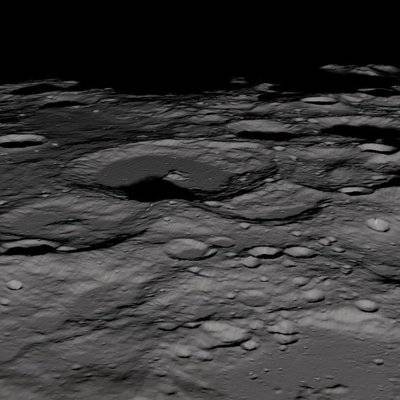 Ученые установили, как образовался лед в кратерах Южного полюса Луны