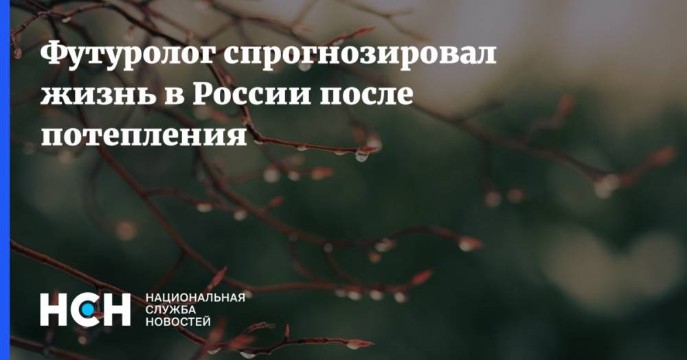 Футуролог спрогнозировал жизнь в России после потепления