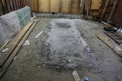 В российском городе нашли забетонированное тело мужчины